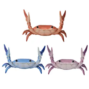 Realistic Crab Shaped Pen Holder, 1 Count Creative Cute Desktop Pen Stand, Decorative Desk Ornament for Office and Home, Desk Accessories, Office Stationery Supplies, Room Decor, Birthday Gifts, Home Decor, Pencil Holder