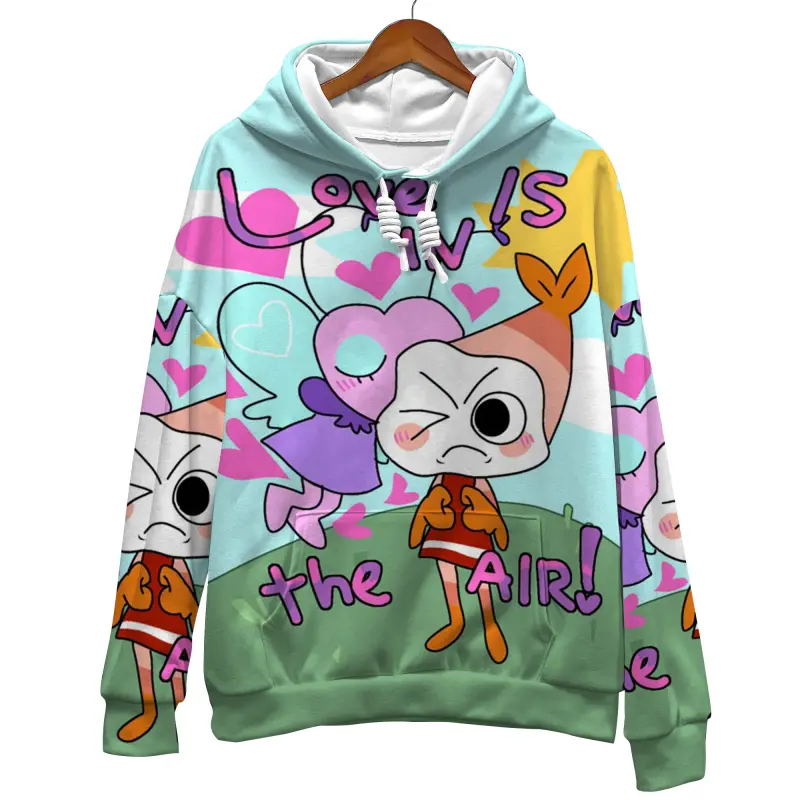 Flutter & Shrimpo Dandy's World Pullover Hoodie, Dandy's World