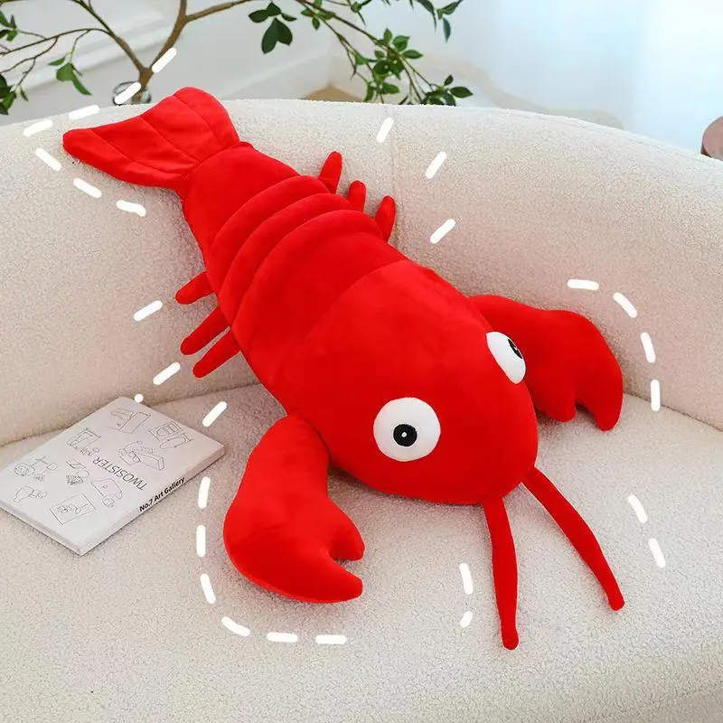 Soft Adorable Stuffed Lobster Toy - Claw Machine Doll, Stuffedanimals, Decorative Plush Stuffed Toys for Malls, Interactive Events