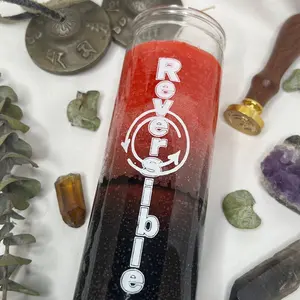 Reversible Glass Candle