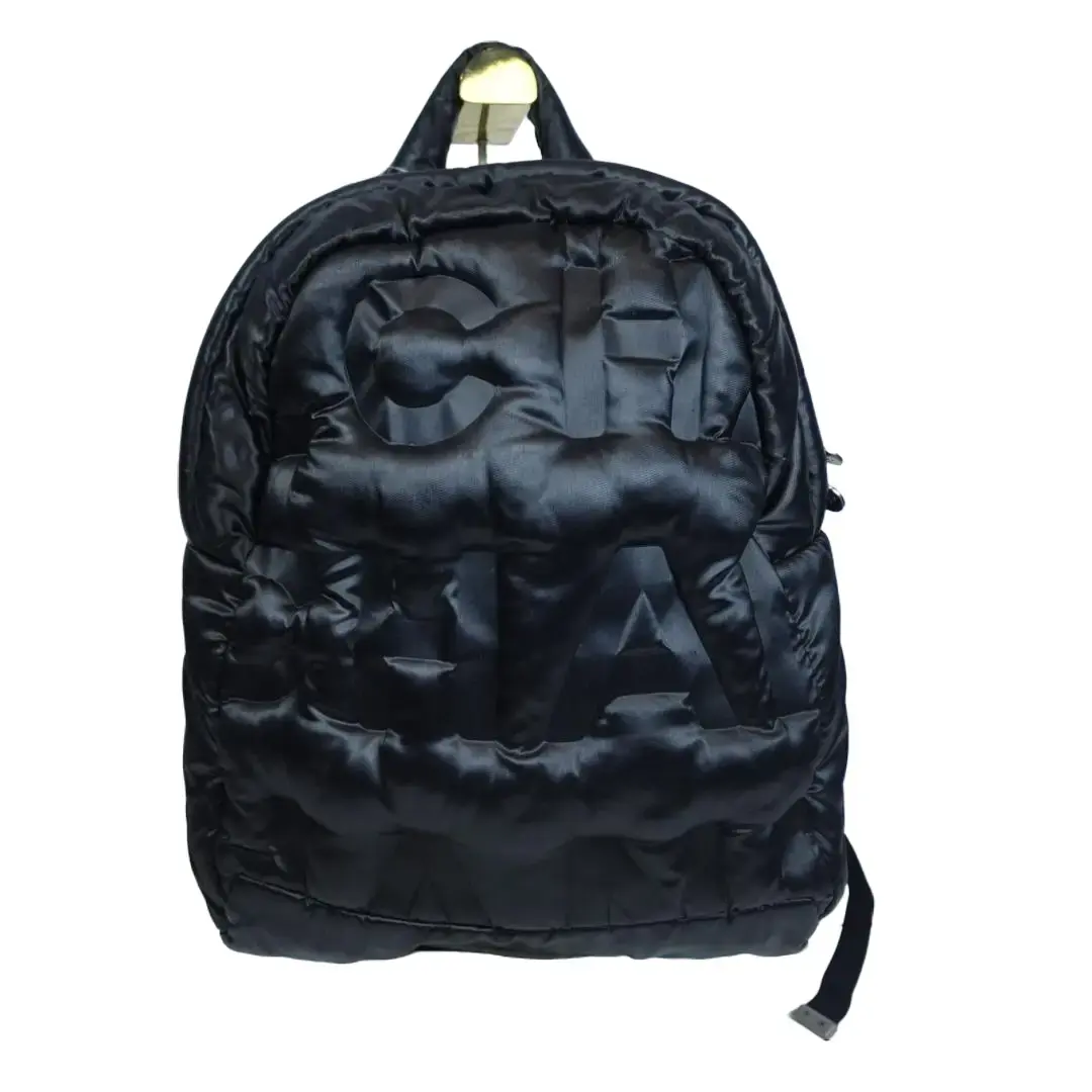 Pre-owned CHANEL Nylon Backpacks Doudoune Backpack Black 249