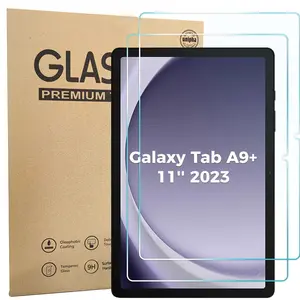 ProCase 2 Pack Screen Protector for Galaxy Tab A9 Plus 11 Inch 2023, HD Tempered Glass 9H Film Guard for 11" Tab A9+ 5G Tablet (SM-X216B)