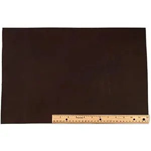 ELW Suede 3-5 oz (1.6-2mm) Lace Leather Dark Brown Cowhide 12" X 18"
