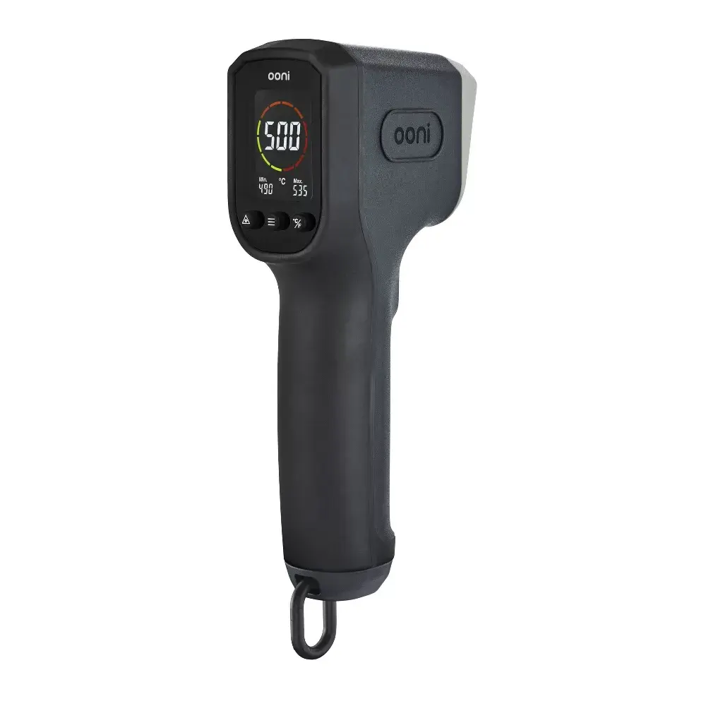 Ooni Digital Infrared Thermometer, Black - Kitchen & Barbecue Utensil for Accurate Temperature Measure
