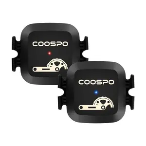 COOSPO Cadence & Speed Sensor for Cycling, Wireless Bluetooth & ANT+ Bike RPM Sensor for Cycling Computers, Compatible with IP67 / Rouvy / Zwift / Peloton / Wahoo / CooSporide
