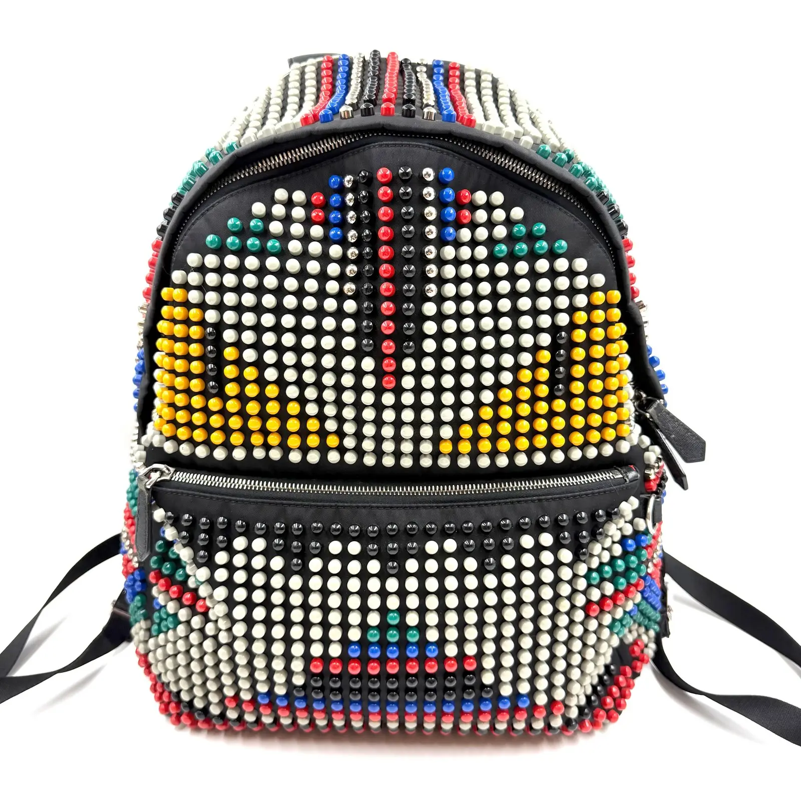 Pre-owned FENDI As Shown Backpacks HZ 8281 Monster Buggies Studded Backpack 26.09.12
