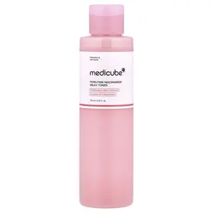 Medicube PDRN Pink Niacinamide Milky Toner, 5.07 fl oz (150 ml)