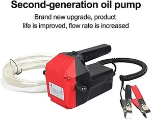 ZTBH Stainless Steel Booster Pump Lawn Jet Pumps Electric Car Engine Oil Pump, Suction Transfer Pump, Scavenge Exchange Transfer Pump for Home Garden Water Transport Irrigation