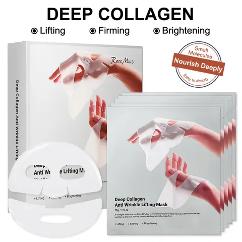Purehealth Deep Collagen Energy Enhancing facial mask | Original Collagen facial mask 5 skin care products moisturize and repair skin