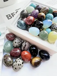 Easter Egg Crystal Polishing Stones Set, DIY Decorations, Home & Desk Accessories, Fish Tank Ornaments, Holiday Gifts for Family & Friends