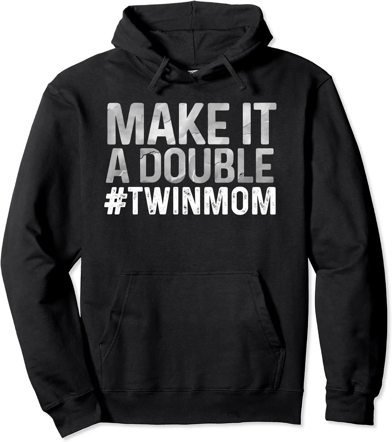Make It A Double Twin Mom Baby Announcement Cool Mommy Tee Pullover Hoodie - Lydiagarcia Shop 69B0C9KJKPV6
