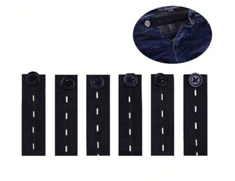 1pc Waistband Extender Buckle, Elastic Adjustable Pants Extension, Maternity Pants Stretch Button