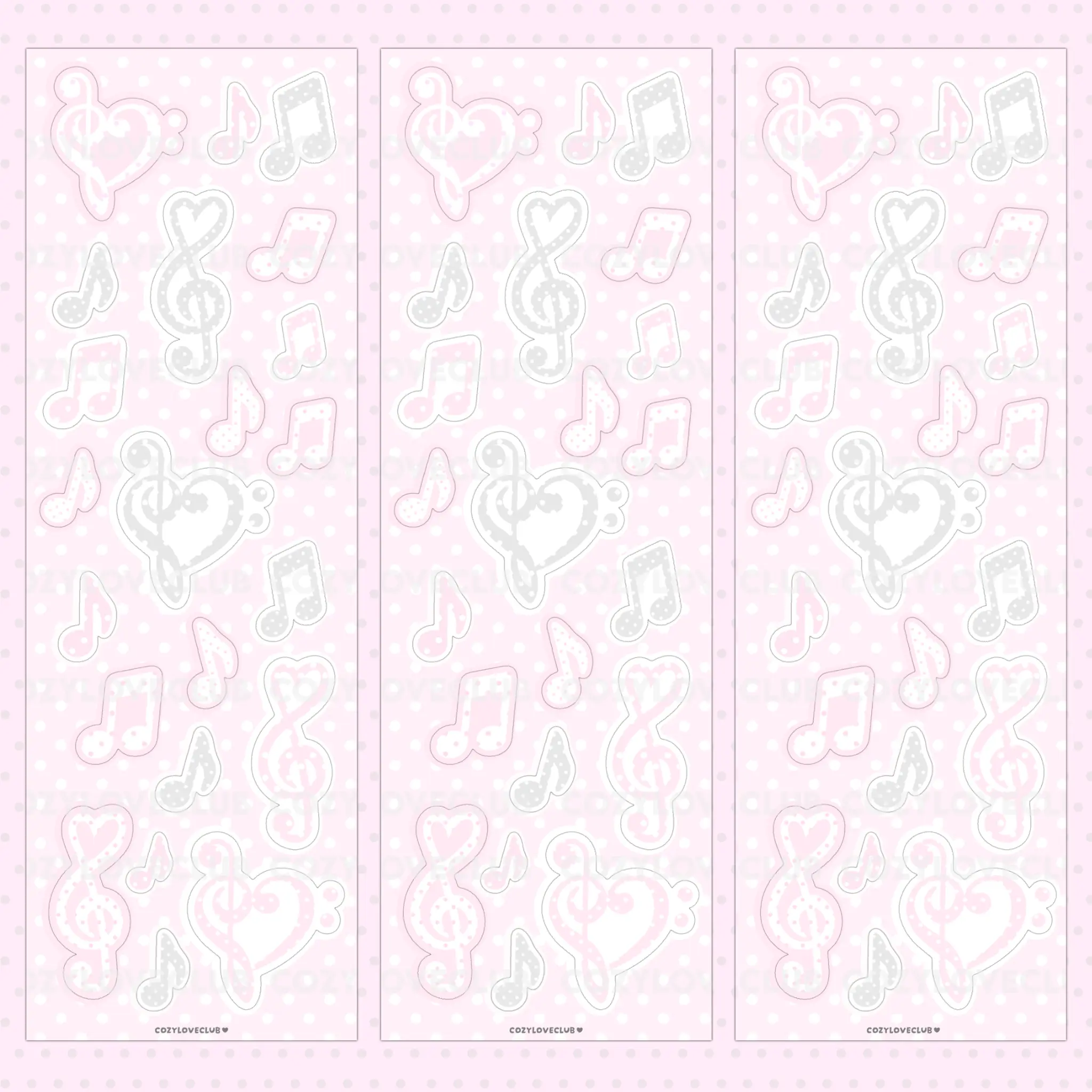 Musical Melody Sticker Sheet