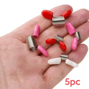 5pcs Bead Stoppers with Springs for DIY Jewelry To Prevent Beads From Falling Off.