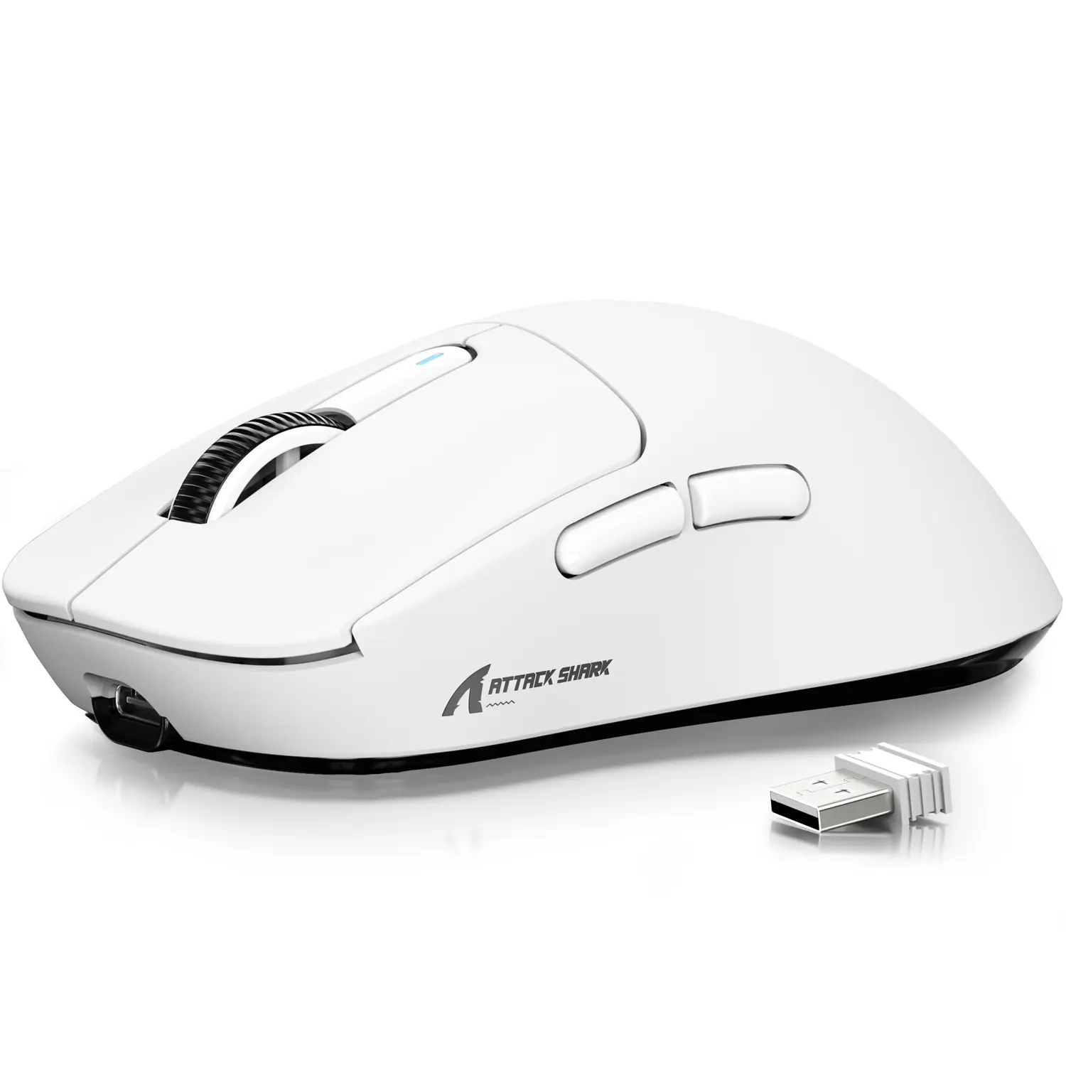 ATTACK SHARK X3 Wireless Gaming Mouse, 49g Ergonomic Computer Mouse, Triple Modes PAW3395 26K DPI Optical Sensor, 200h Battery Life, Programmable Buttons, Gaming Accessories for PC/Laptop/Mac