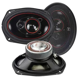 Audiopipe CSL6923R 6 x 9 in. Redline Speaker 3-Way, PP Cone - 400W