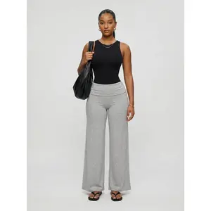 Soft Drape Fold-Over Pant