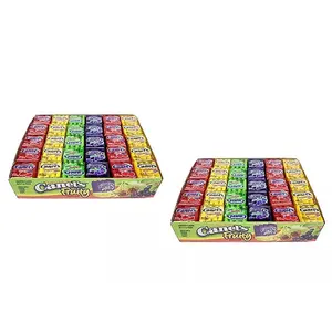 2 Pack Canels Fruity Chewing Gum 60 Pieces Assorted Flavors Snack candy fruits gummy snacks mexican grape candies fruit gummies mix fruit mexican dulces Sweet Bonbon Variety