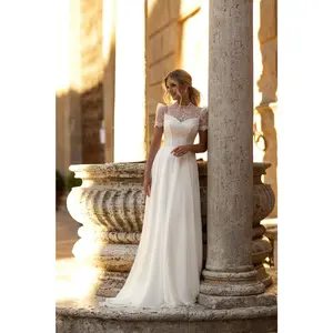 Serene Elegance A-line Gown