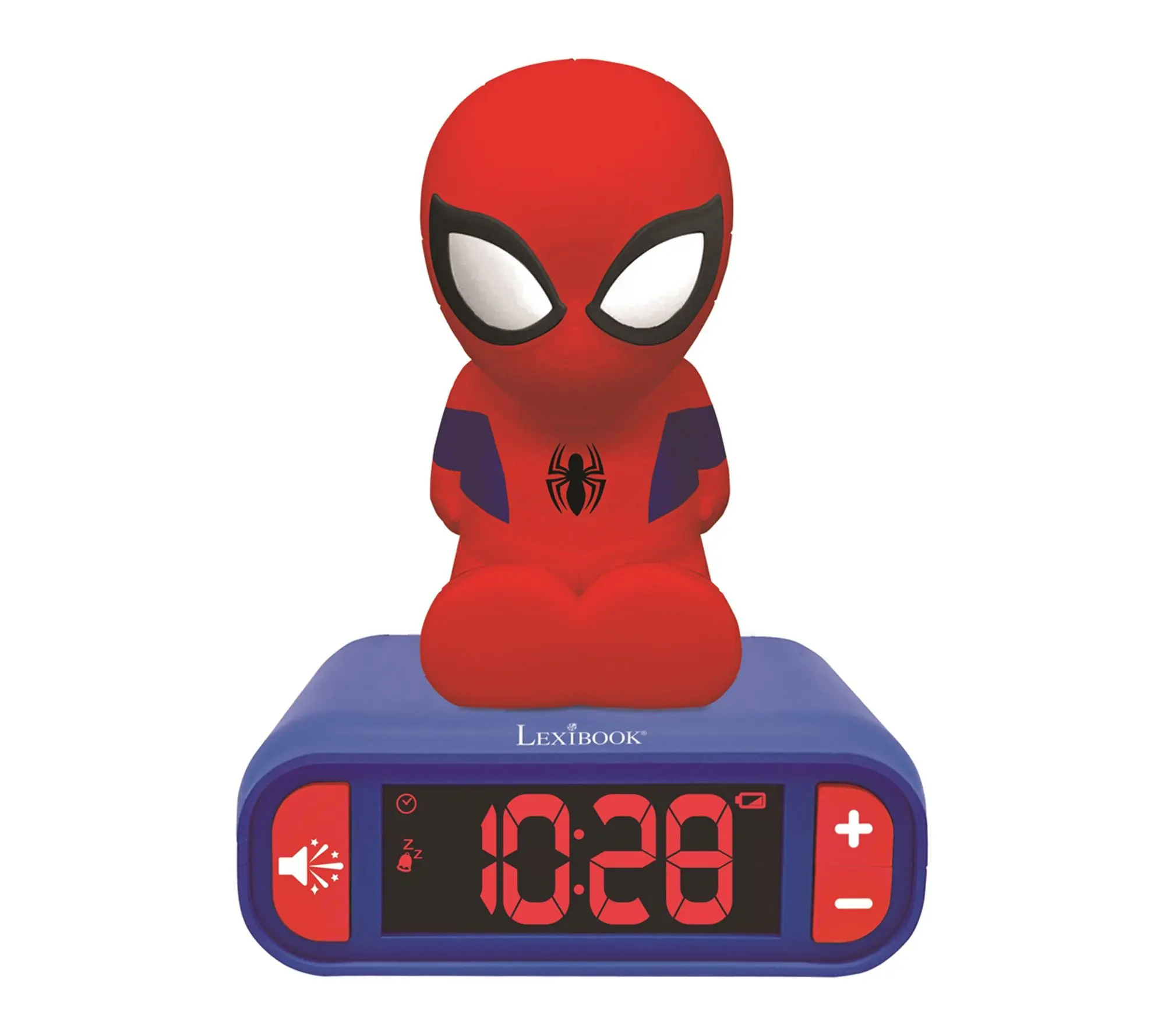 Lexibook SpiderMan 3D Alarm Clock with Night Light 3D & Sounds Lexibook SpiderMan 3D Alarm Clock with Night Light 3D & Sounds