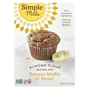 Simple Mills Almond Flour Baking Mix, Banana Muffin & Bread, 9 oz (255 g)