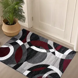 Velvet soft and comfortable patterned printed carpet, suitable for multiple scenarios, available in various sizes, soft and non-shedding, Geometric Graphic Rug, Decorative Rug