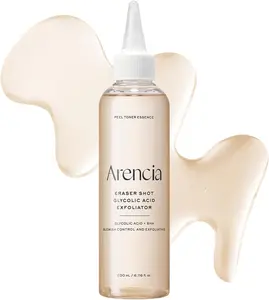 Arencia - Eraser Shot Glycolic Acid 10% Exfoliator + BHA Exfoliating Toner, AHA Liquid Exfoliant (200ml)