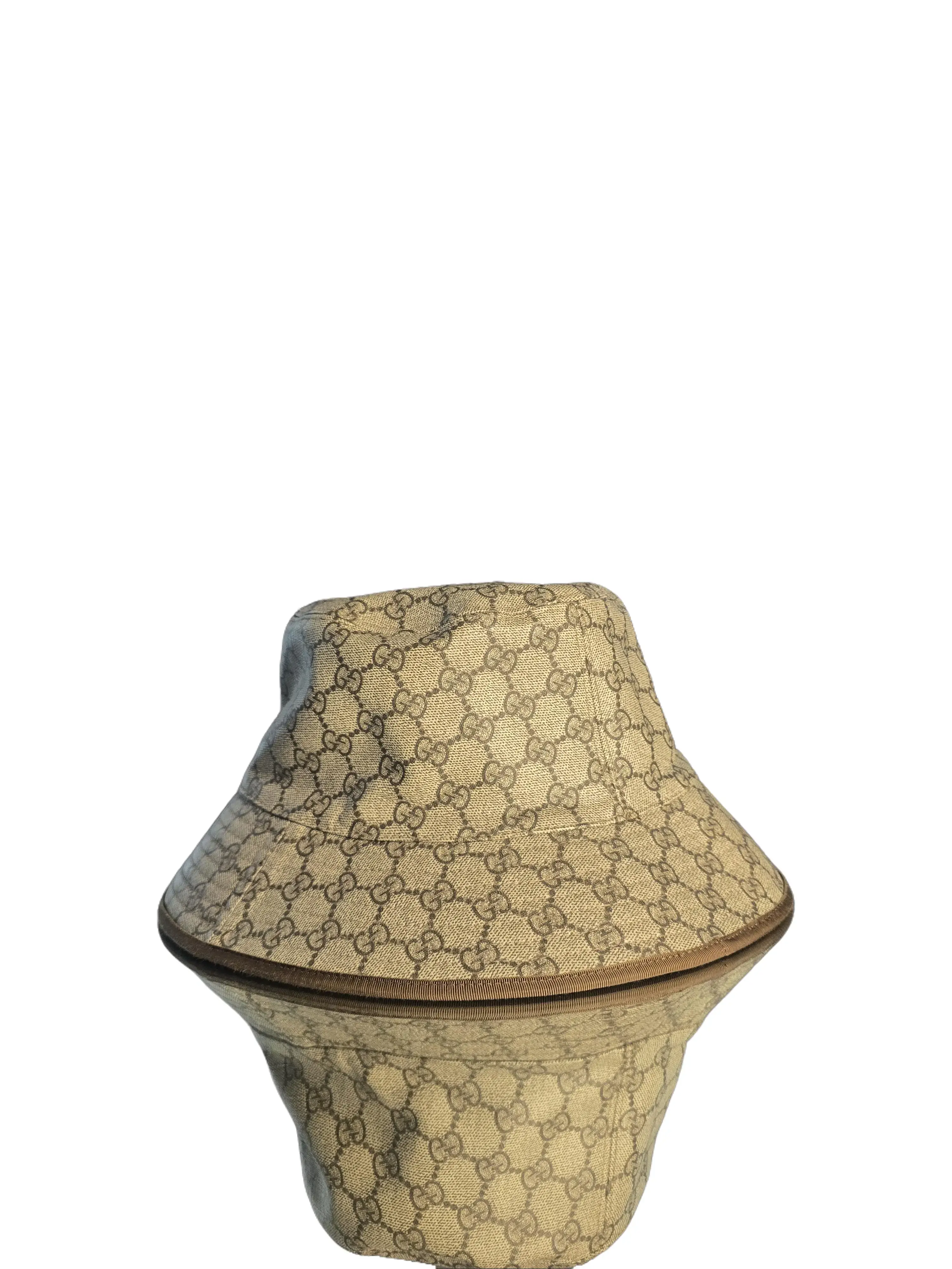 Pre-owned Gucci Supreme GG Bucket Hat XL
