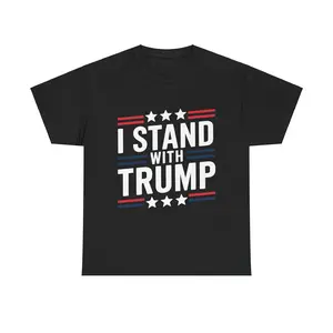 I Stand With Trump - Unisex Heavy Cotton Tee
