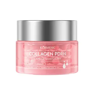 Pink PDRN Collagen Capsule Moisturizer Cream — 70g | Hydrate, Hydrating, Moisturizing & Brightening | Firming & Line-Smoothing | For Radiant "Glass Skin" | Suitable for All Skin Types | Korean Skincare