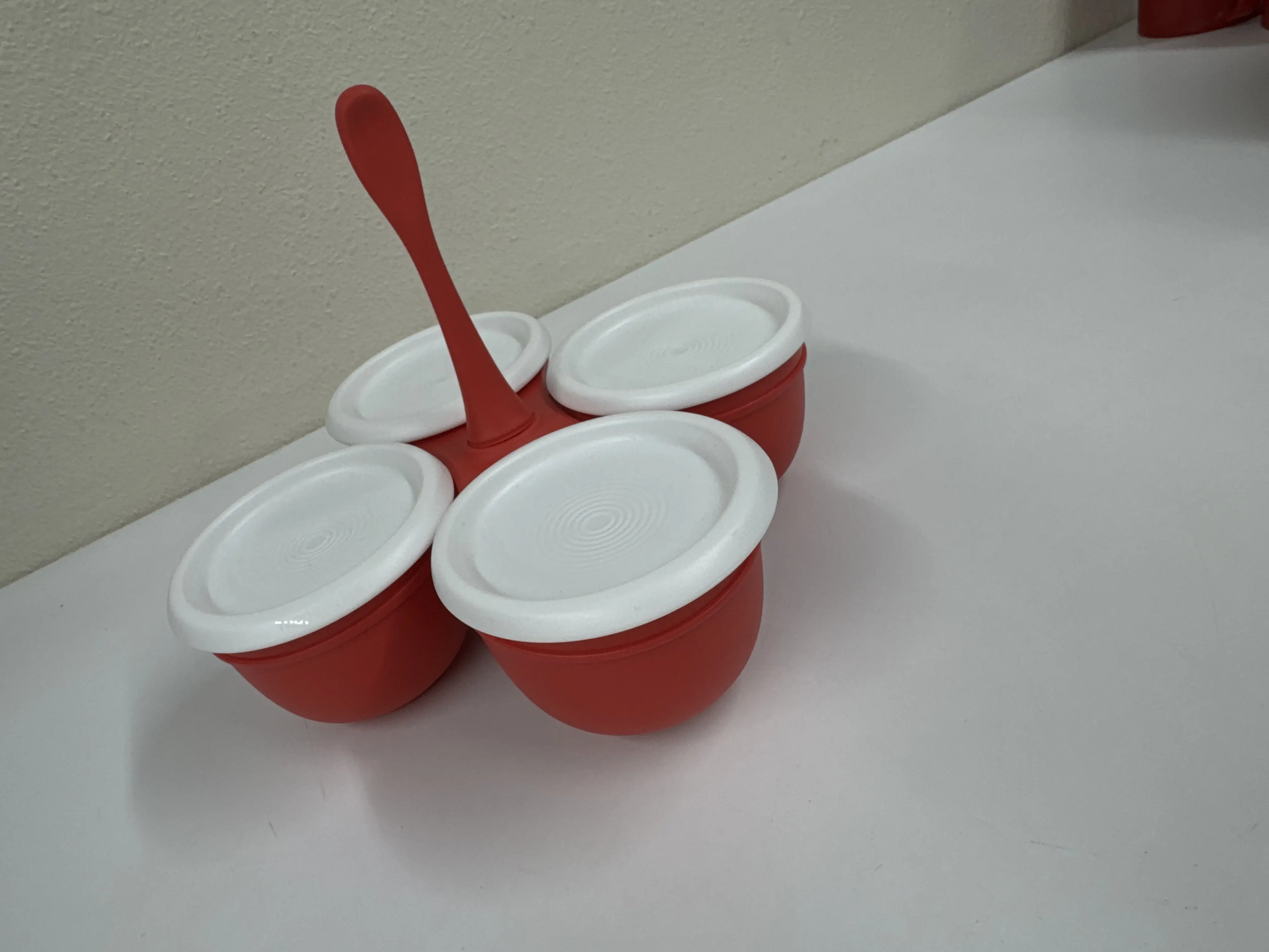 Essential  condiment server 4 Bowls Containers