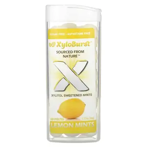 Xyloburst Xylitol Sweetened Mints, Lemon, 60 Pieces