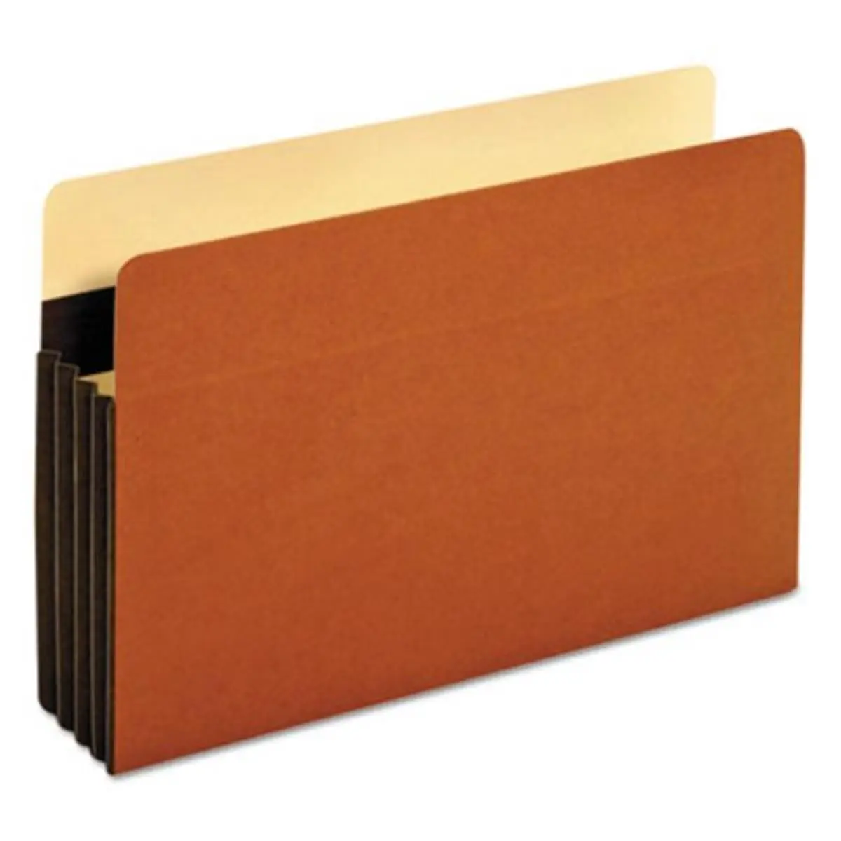 Pendaflex PFXC1526EHD Heavy-Duty Expandable Document Pockets Wallets - 3.5 in. Open Pocket, Legal Size, Red & Brown, 25-Pack, 100% Tyvek Lined Gussets, Heavyweight 24 Pt Covers, Contains Recycled Materials, No Assembly Required, Expansion