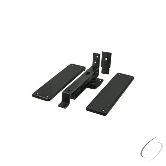 Deltana DASH95U19 Double Action Spring Pivot Floor Hinge - Black, Automatic Closing Hinges for Door Hardware