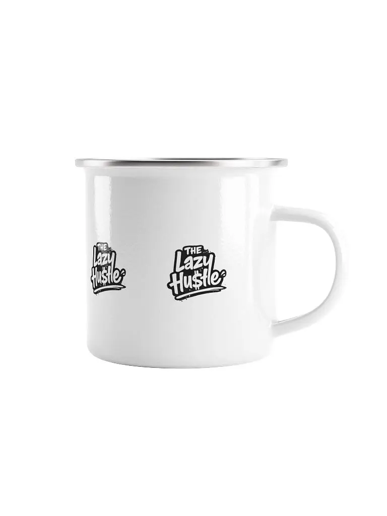 THE LAZY HU$TLE BRAND | ENAMEL MUG