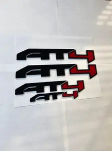 2020-2026 GMC Yukon AT4 Door / Liftgate / Grille Emblems Set of 4