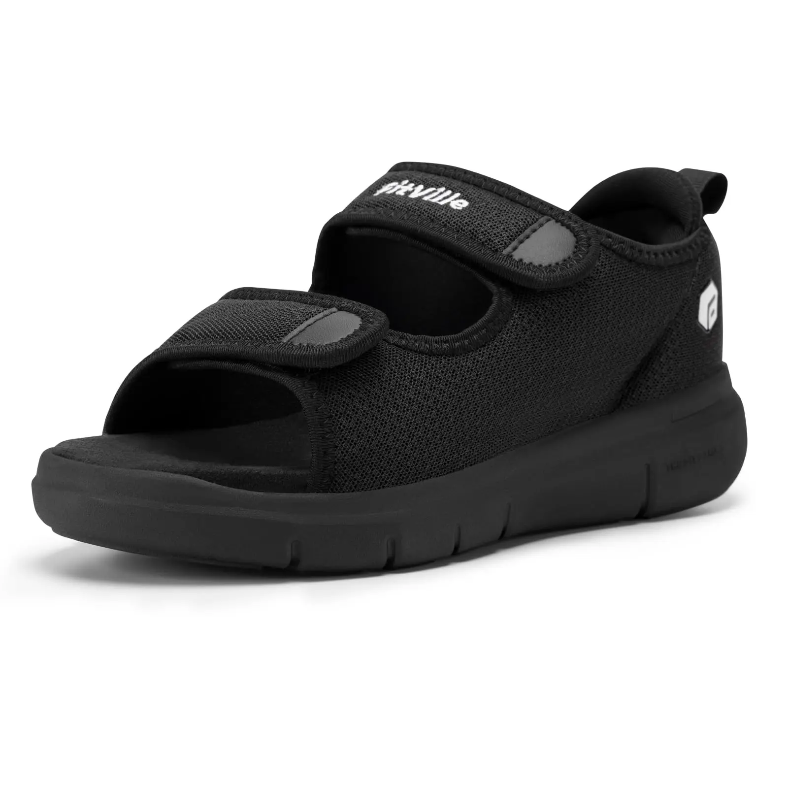 【DealsforYouDays】FitVille Men's Wide Fit Diabetic-Friendly Orthopedic Sandals Summer Essential Lightweight Adjustable Open-Toe Walking Sandals with Arch Support & Soft Cushioning for Daily Wear - Footwear,summerwins,father'sdaygifts
