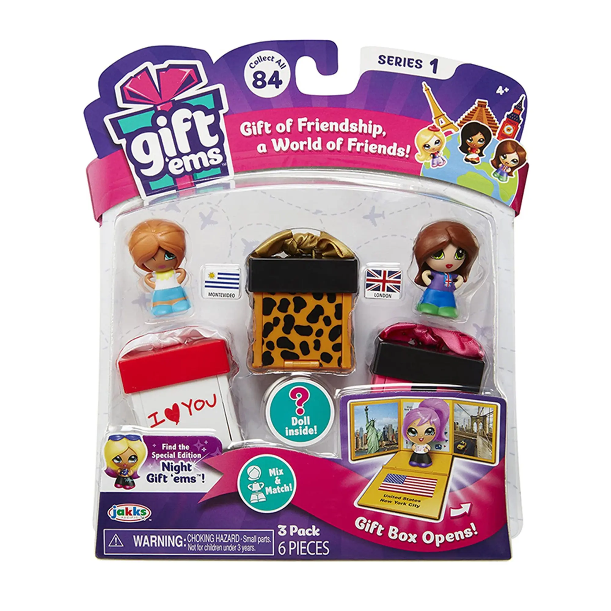 Gift 'Ems® Transforming Gift Boxes (3 Pack) Assorted