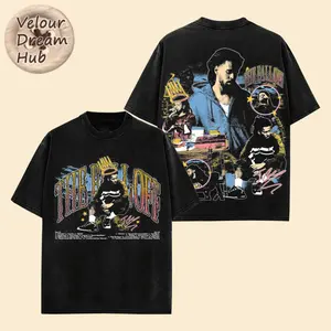 J.Cole - The Fall-Off Album Graphic V2 T-Shirt Dreamville Fan Merch Vintage Hip Hop Rap Shirt The Fall Off World Tour 2026 Tee Streetwear Graphic Unisex Cotton T-Shirt Gift for J Cole Fans