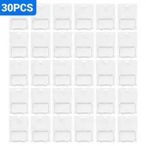 30Pcs Short Card Diecast Car Clear Protector Case, Premium Thick PET Plastic Clamshell Display 5.1x5.7inch
