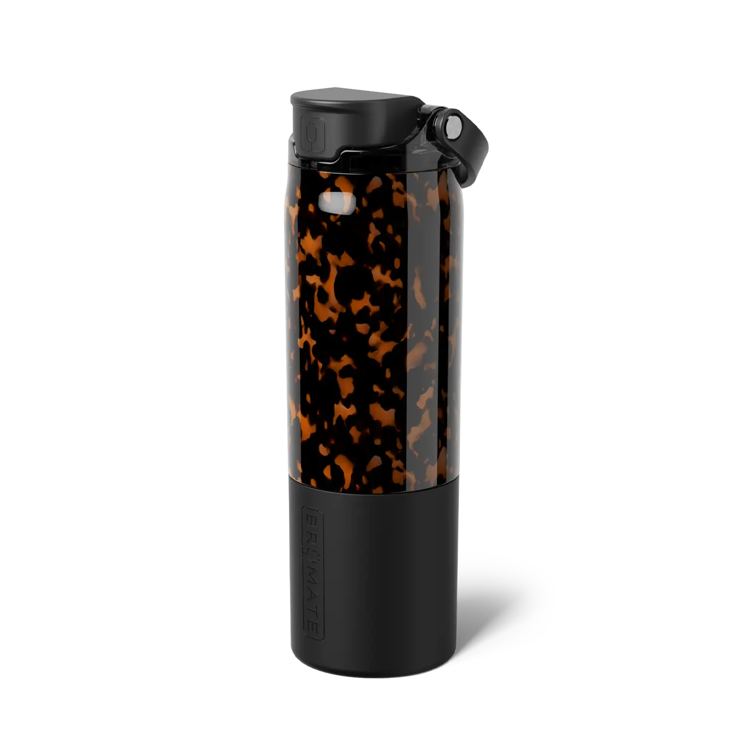 BrüMate Rise Stainless Steel Water Bottle with Covered SoftSip Straw and Carry Handle | 35oz, 25oz, 18oz Sizes | 100% Leakproof Insulated Water Bottle | Sip or Chug Modes | Silicone Sleeve Prevents Scratches and Dents