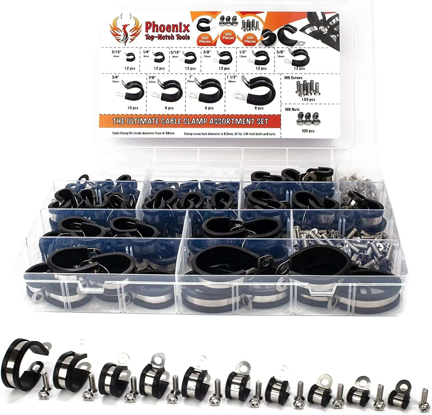 Cushioned Cable Clamps