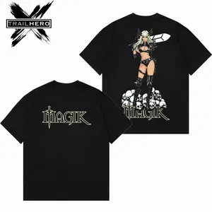 TRAIL HERO - Magik Premium Acid Washed Hoodie T-Shirt, En Sabah Nur Hoodie Shirt, Character Comics Fans Shirt, Superhero Washed Shirt, Comic Book Fans T-Shirt, Superhero Graphic Tee Cotton