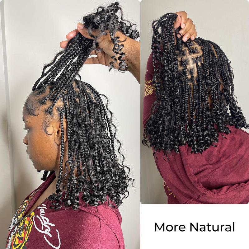 [Wequeen] Easy Braiding Deep Wave Bulk Human Hair 16"-24" For Boho Braids Trendy In Summer Natural Black Afro Braided