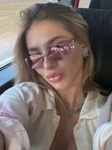 Frameless Oval Fashion Glasses Y2K Style, Casual Women's Eyewear for Daily Wear, Street Photography, Vacation Travel, Summer Beach Accessories