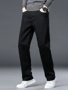 Big & Tall Elastic Waist Jeans 4XL to 8XL Stretch Denim Trousers