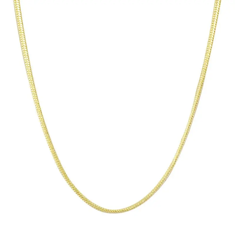 EVRY JEWELS Gold or Silver Plated Women's Hypoallergenic Slithering Necklace