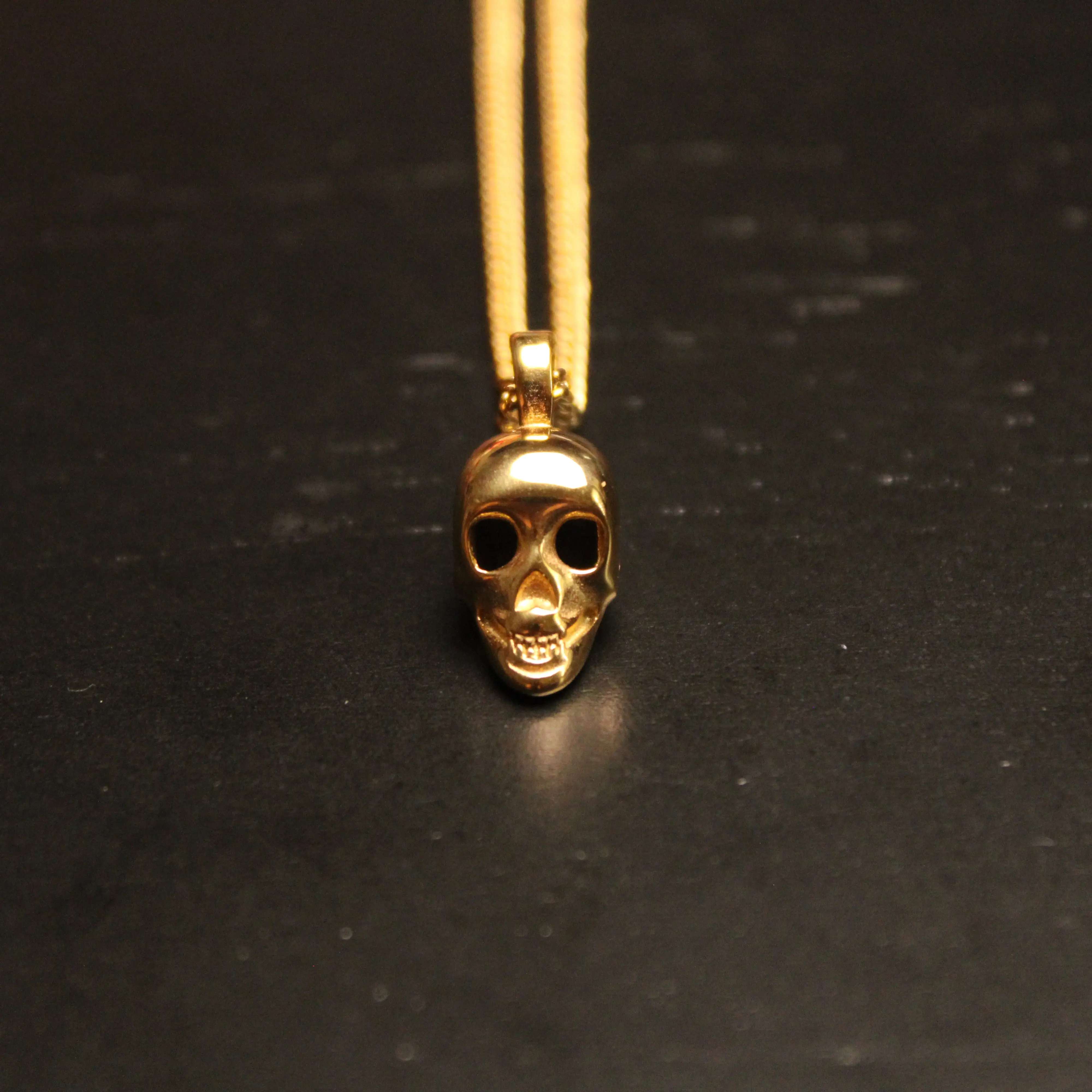 Gold Skull Pendant Chain Necklace Gold Skull Pendant Chain Necklace