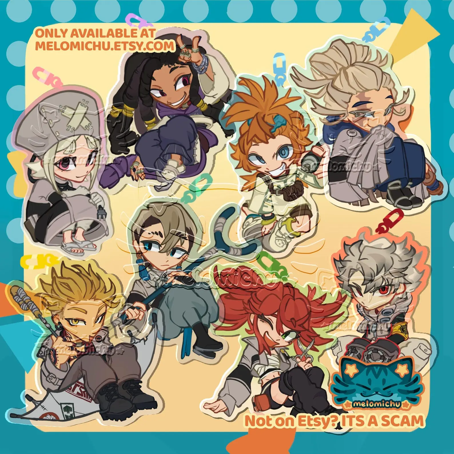 Gachiakuta Keychains