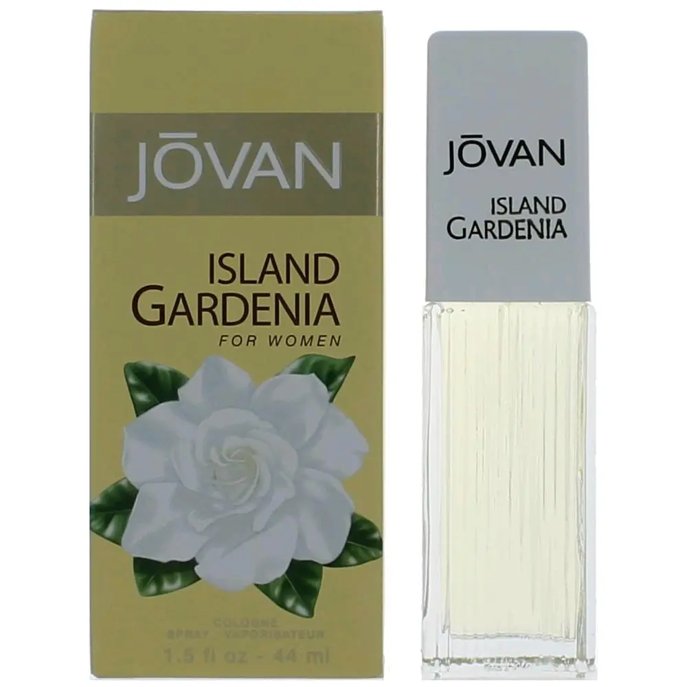Women's Jovan Island Gardenia Fruity Floral Fragrance by Coty - 1.5 oz Cologne Spray, Fruity Floral Fragrances